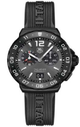 Horlogeband Tag Heuer WAU111D / FT6024 Rubber Zwart 20mm