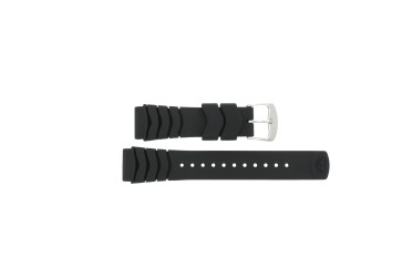 Horlogeband Pulsar 7S26-X004 / PL4003X1 / PZ040X Rubber Zwart 22mm