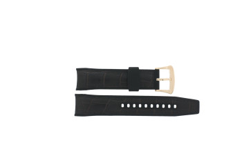 Horlogeband Seiko SSA374J1 / 4R71-00A0 / R037012P0 Leder/Kunststof Bruin 22mm