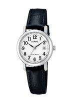 Horlogeband Lorus VJ22-X1530 / RH765AX9 / RHU010X Leder Zwart 13mm