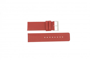 Horlogeband Rolf Cremer Spirale II Red Leder Rood 16mm