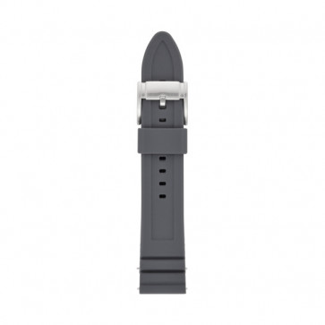 Horlogeband Fossil S221306 Silicoon Grijs 22mm