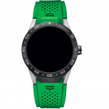Horlogeband Tag Heuer SAR8A80/2 Rubber Groen 22mm