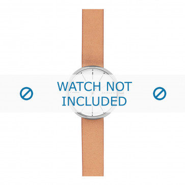 Horlogeband Skagen SKW2594 Leder Lichtbruin 12mm