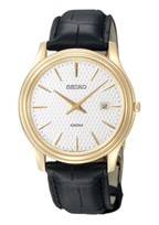 Horlogeband Seiko 7N39-0BS0 / SKP350P1 Leder Zwart 20mm