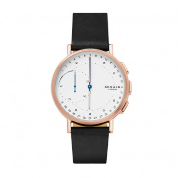 Horlogeband Skagen SKT1112 Leder Zwart 20mm