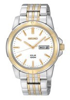 Horlogeband Seiko SNE094P1 / V158-0AD0 / EE20J04 Staal Bi-Color 20mm
