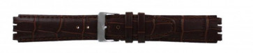 Horlogeband Swatch (alt.) 21414.27 Leder Bruin 17mm