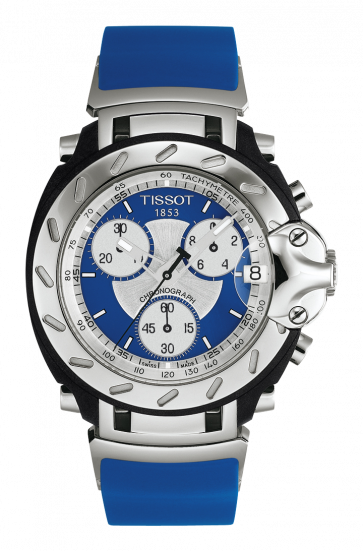 Horlogeband Tissot T0114171704100A / T610014611 Rubber Blauw