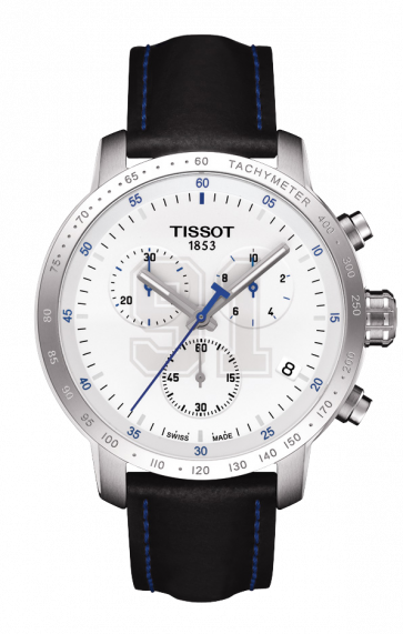 Horlogeband Tissot T610035163.XL Leder Zwart 19mm