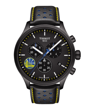 Horlogeband Tissot T1166173605102 / T600041553 Leder Zwart 22mm