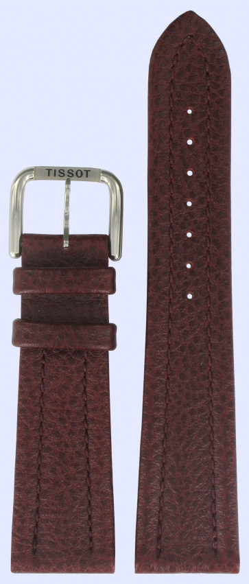 Horlogeband Tissot T600013291 Leder Rood 22mm