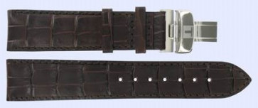 Horlogeband Tissot T600013500 Leder Donkerbruin 20mm