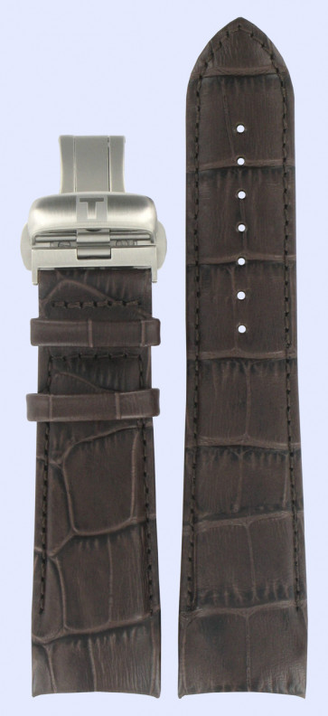 Horlogeband Tissot T0356171603100A / T600028584 Leder Bruin 23mm