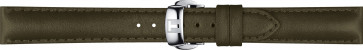 Horlogeband Tissot T600046066 Leder Groen 15mm
