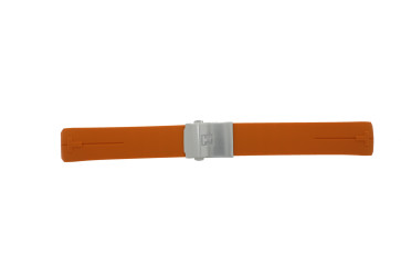 Horlogeband Tissot T0134201720700A Rubber Oranje 21mm