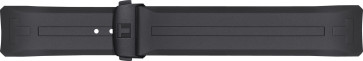 Horlogeband Tissot T603046211 / T1214204705102A Rubber Zwart 23mm
