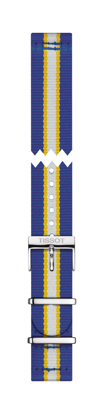 Horlogeband Tissot T604038998 Nylon/perlon Bi-Color 19mm