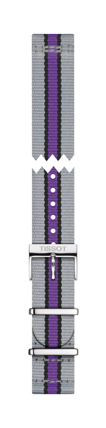 Horlogeband Tissot T604039526 Nylon/perlon Bi-Color 19mm