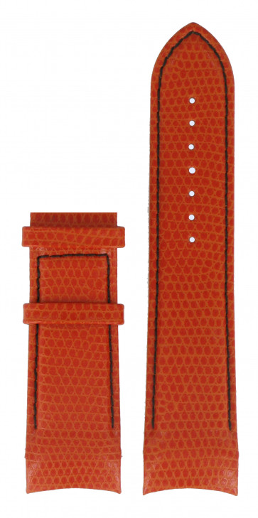 Horlogeband Tissot T600030665 / T610030667 Leder Oranje 24mm