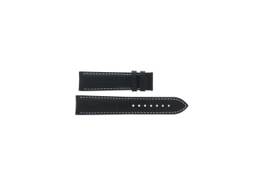 Horlogeband Tissot T063.617.A / T610031122 Leder Zwart 20mm