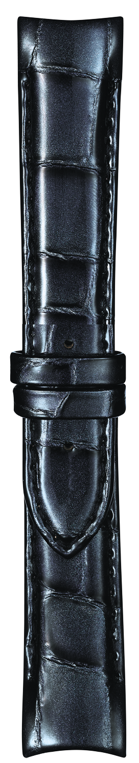Horlogeband Tissot T610038036 / T0352071606100B Leder Antracietgrijs