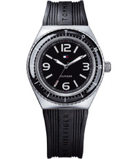 Horlogeband Tommy Hilfiger 1781005 / 1231 / TH679301231 / TH-130-3-29-0994 Rubber Zwart 18mm