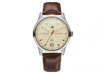 Horlogeband Tommy Hilfiger TH-151-1-14-1074 / TH1710282 / TH679301444 Leder Bruin 22mm