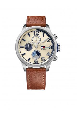Horlogeband Tommy Hilfiger TH-102-1-14-2038 / TH679301952 Leder Cognac 22mm