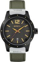 Horlogeband Breil TW1201 Leder/Textiel Groen 17mm