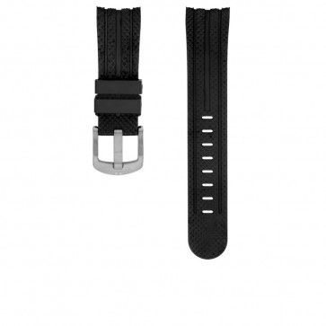 Horlogeband TW Steel TWB122 Rubber Zwart 22mm