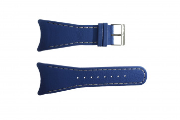 Horlogeband Obaku V109 Leder Blauw