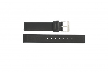 Horlogeband Obaku V139 Leder Zwart 16mm