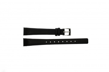 Horlogeband Obaku 150L-ZW Leder Zwart 13mm