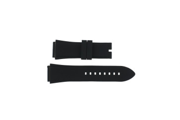 Horlogeband Guess W0247G4 / U0247G4 Rubber Zwart 22mm
