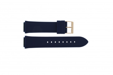 Horlogeband Guess W0571L1 Silicoon Blauw 18mm
