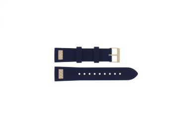 Horlogeband Guess W1160L3 / Queen Silicoon Blauw 20mm