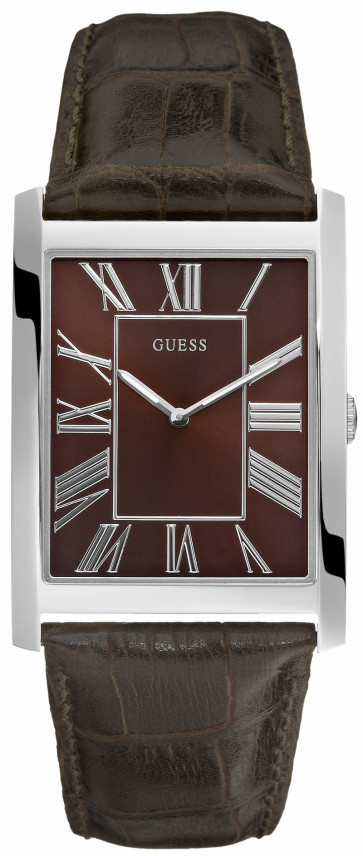 Horlogeband Guess Guess W65016G2 Croco leder Bruin 23mm
