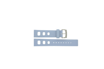 Horlogeband Zodiac ZO2230 / ZO2237 Rubber Lichtblauw 20mm