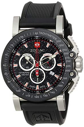 Horlogeband Zodiac ZO8503 Rubber Zwart