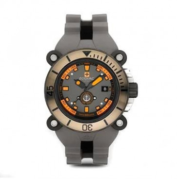 Horlogeband Zodiac ZO8549 Rubber Grijs