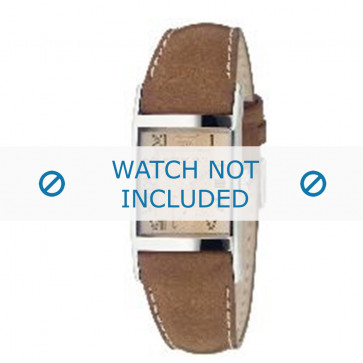 Horlogeband Armani AR0251 Leder Bruin 22mm