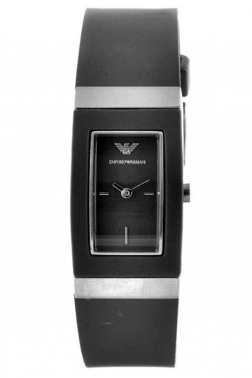 Armani horlogeband AR1503 Rubber Grijs