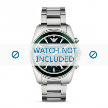 Horlogeband Armani AR6090 Staal 23mm