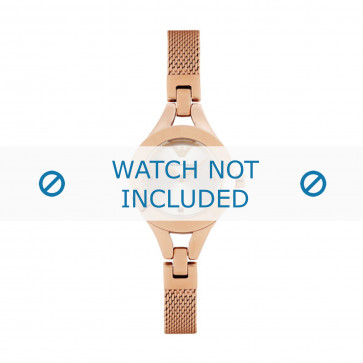 Horlogeband Armani AR7362 Roestvrij staal (RVS) Rosé 4mm