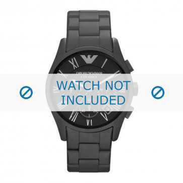 Armani horlogeband AR1457 Keramiek Zwart 23mm
