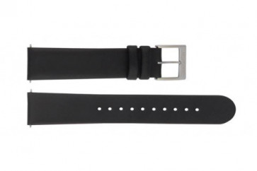 Mondaine horlogeband BM20098 / FE16822.20Q.XL Leder Zwart 22mm