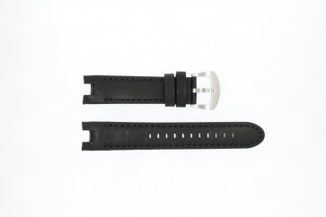 Horlogeband Buddha to Buddha 46mm / BTB.M.D.3H.02 Leder Zwart 21mm