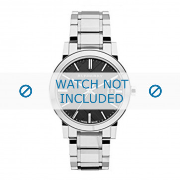 Horlogeband Burberry BU9001 Staal 20mm