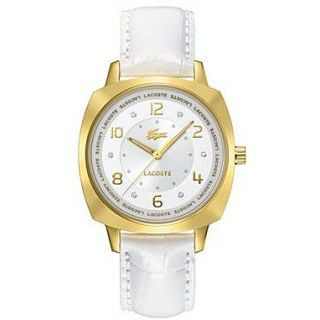 Horlogeband Lacoste 2000604 / LC-47-3-34-2234 Leder Wit 18mm